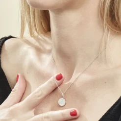 Outlet Histoire d'Or Collier Argent Eugenien Oxydes De Zirconium