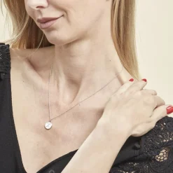 Clearance Histoire d'Or Collier Argent Eugenien Oxydes De Zirconium