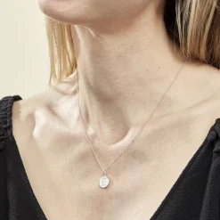 Histoire d'Or Collier Argent Eugenien Oxydes De Zirconium* Colliers|Colliers