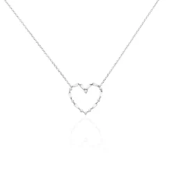 Histoire d'Or Collier Argent Gaucher Oxydes De Zirconium* Colliers|Colliers