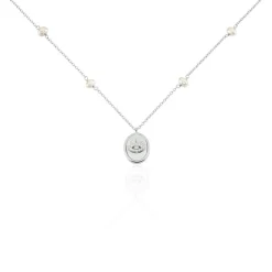 Histoire d'Or Collier Argent Glad Perles De Culture Nacre Oxydes De Zirconium* Colliers|Colliers