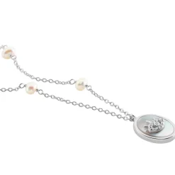 Histoire d'Or Collier Argent Glad Perles De Culture Nacre Oxydes De Zirconium* Colliers|Colliers