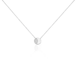 Histoire d'Or Collier Argent Grissil Oxydes De Zirconium* Colliers|Colliers