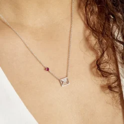 Histoire d'Or Collier Argent Gurvana Oxydes De Zirconium* Colliers|Colliers