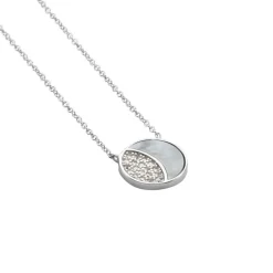 Histoire d'Or Collier Argent Haile Oxydes De Zirconium