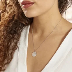 Online Histoire d'Or Collier Argent Henrick Oxydes De Zirconium