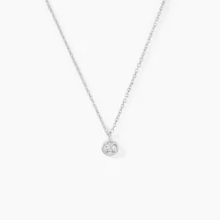 Histoire d'Or Collier Argent Laureto Oxydes De Zirconium* Colliers|Colliers