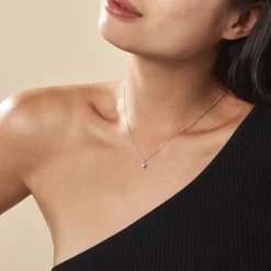 Histoire d'Or Collier Argent Laureto Oxydes De Zirconium* Colliers|Colliers