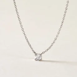 New Histoire d'Or Collier Argent Lylwenn Oxydes De Zirconium argent blanc oxyde