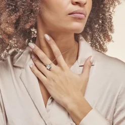 Histoire d'Or Collier Argent Mechtelt Oxydes De Zirconium* Colliers|Colliers