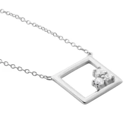 Histoire d'Or Collier Argent Mettild Oxydes De Zirconium* Colliers|Colliers