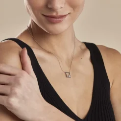 Histoire d'Or Collier Argent Mettild Oxydes De Zirconium* Colliers|Colliers