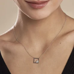 Histoire d'Or Collier Argent Mettild Oxydes De Zirconium* Colliers|Colliers