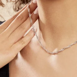 Hot Histoire d'Or Collier Argent Niamet