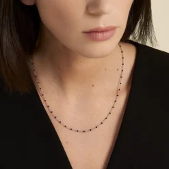 Online Histoire d'Or Collier Argent Polka argent blanc