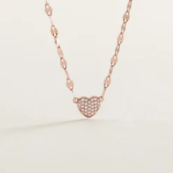 Histoire d'Or Collier Argent Rose Varinia Oxydes De Zirconium* Colliers|Colliers