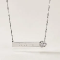 Discount Histoire d'Or Collier Argent Rosule Oxydes De Zirconium