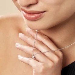 Hot Histoire d'Or Collier Argent Temusio Oxydes De Zirconium