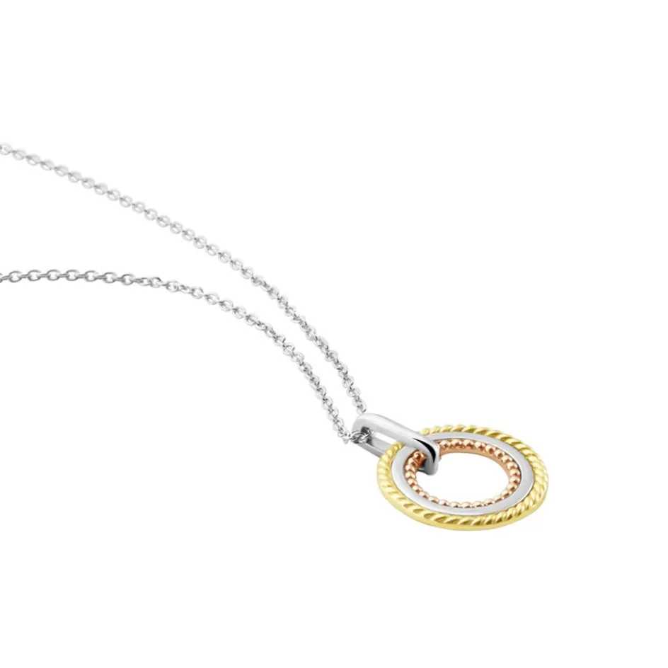 Histoire d'Or Collier Argent Tricolore Cainnech* Colliers|Colliers