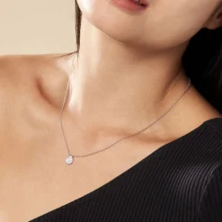 Histoire d'Or Collier Argent Tricoria Oxydes De Zirconium* Colliers|Colliers