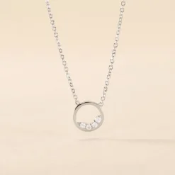 Histoire d'Or Collier Argent Vivence Oxydes De Zirconium