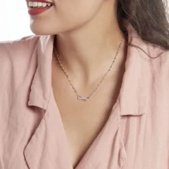 Histoire d'Or Collier Argent Wendel Oxydes De Zirconium* Colliers|Colliers