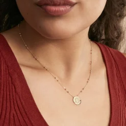 Hot Histoire d'Or Collier Artea Plaqué Or Jaune Oxyde De Zirconium