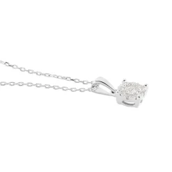 Online Histoire d'Or Collier Artemis Or Blanc Diamant
