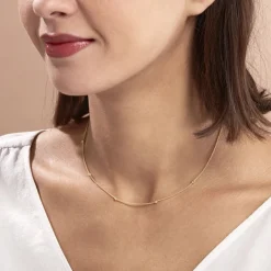 Online Histoire d'Or Collier Assiba Or Jaune