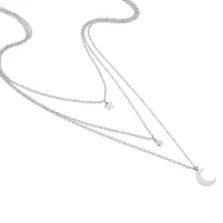 Histoire d'Or Collier Astre Argent Blanc Oxyde De Zirconium
