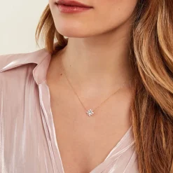 Hot Histoire d'Or Collier Astrithr Or Jaune Topaze Oxyde De Zirconium or jaune topaze bleu sky