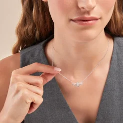 New Histoire d'Or Collier Aviana Argent Blanc Oxyde De Zirconium