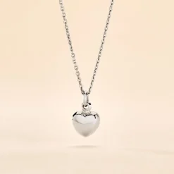 New Histoire d'Or Collier Barbara Argent Blanc