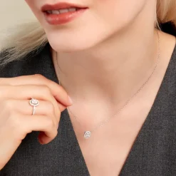 Histoire d'Or Collier Baroque Party Argent Blanc Oxyde De Zirconium* Colliers|Colliers