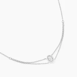 Histoire d'Or Collier Baroque Party Argent Blanc Oxyde De Zirconium* Colliers|Ras De Cou