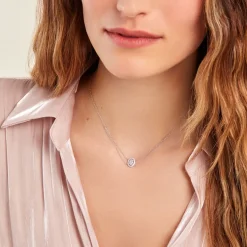 Histoire d'Or Collier Baroque Party Argent Blanc Oxyde De Zirconium* Colliers|Ras De Cou