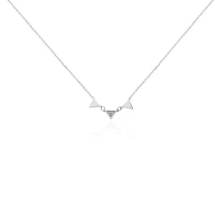 Sale Histoire d'Or Collier Bartoumieu Argent Blanc Oxyde De Zirconium