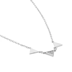 Sale Histoire d'Or Collier Bartoumieu Argent Blanc Oxyde De Zirconium