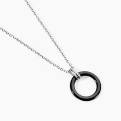 Histoire d'Or Collier Bertillianne Argent Blanc Céramique Et Oxyde De Zirconium* Colliers|Colliers