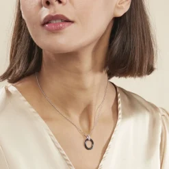 Histoire d'Or Collier Bertillianne Argent Blanc Céramique Et Oxyde De Zirconium* Colliers|Colliers