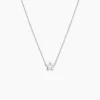 New Histoire d'Or Collier Bess Argent Blanc