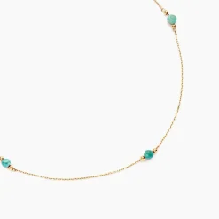 Histoire d'Or Collier Billy Or Jaune Turquoise or jaune turquoise turquoise