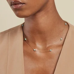 Histoire d'Or Collier Billy Or Jaune Turquoise or jaune turquoise turquoise