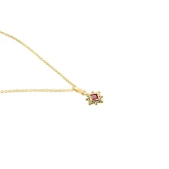 Discount Histoire d'Or Collier Bobbie Plaqué Or Jaune Oxyde De Zirconium