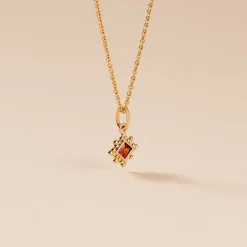 Discount Histoire d'Or Collier Bobbie Plaqué Or Jaune Oxyde De Zirconium