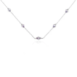 Histoire d'Or Collier Borya Argent Blanc Oxyde De Zirconium* Colliers|Colliers