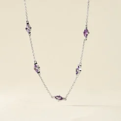 Histoire d'Or Collier Borya Argent Blanc Oxyde De Zirconium* Colliers|Colliers