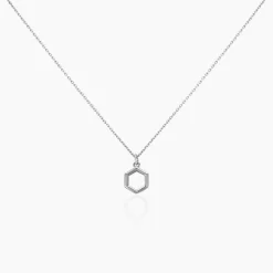 Online Histoire d'Or Collier Brielle Argent Blanc