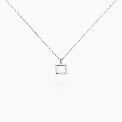 Clearance Histoire d'Or Collier Brielle Argent Blanc