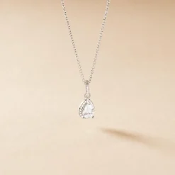 Best Histoire d'Or Collier Briony Argent Blanc Oxyde De Zirconium